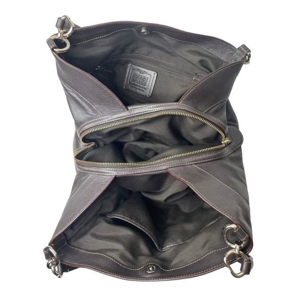 Coach Signature Jacquard Lexy Shoulder/ Handbag Purse - Picture 5 of 11